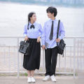 JK uniforms, Thailand Thai school uniforms, long sleeve shirts, suits, sports day chorus clothing, fall college style class uniforms. 