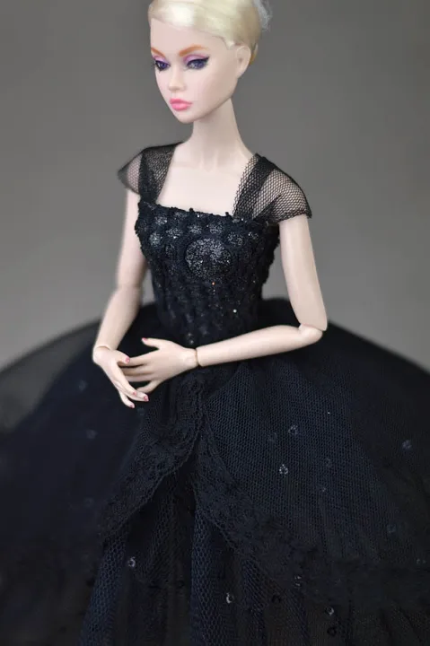 %E3%80%90The%20road%20to%20happiness%20Store%E3%80%91Dresses%20Elegant%20Black%20Little%20Dress%20Evening%20Clothes%20for%20Barbie%20Dolls%20For%201/6%20BJD%20Doll%20Gift%20Doll%20Accessories%20-%20Image%205
