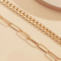【Clearance sale】 Foot Ornaments Cuban Link Chain Simple Miami Ankle Ring Fashion Charm Women's Stacked Anklet. 