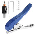 Punch Pliers Metal Punch Pliers 8mm Hole Card Punching Tool for Plastic Sheet Photo Paper PVC ABS Opener Nail Hole Plier.