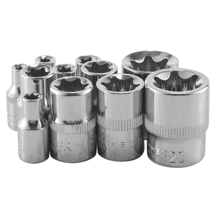 11Pc%20Female%20E%20Torx%20Star%20Socket%20Set%20Rail%20E4%20-%20E20%20External%20Star%20Torque%20Socket%20Set%20-%20Image%203