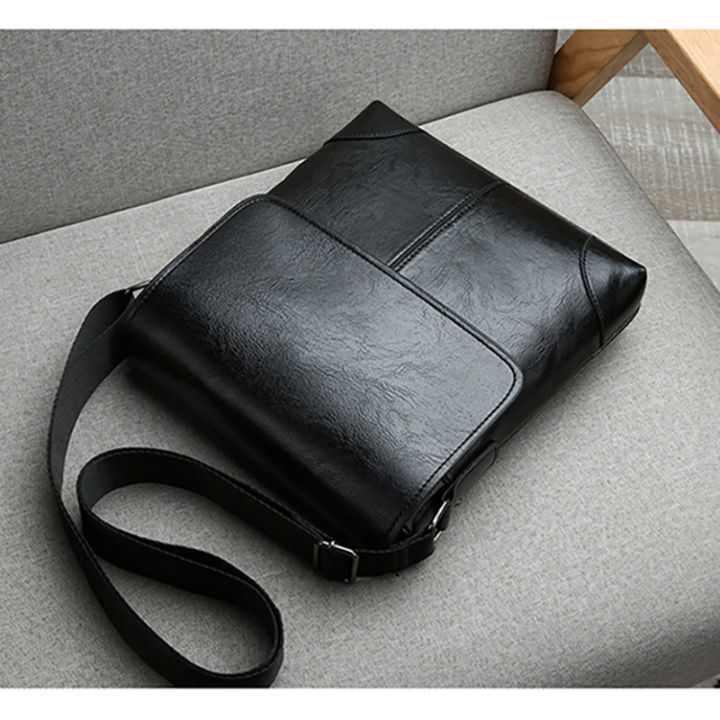 Men'S%20Shoulder%20Bag%20PU%20Leather%20Side%20Cross%20Sling%20Messenger%20Bolsas%20Satchel%20Commuting%20Crossbody%20Square%20Essentials%20Porter%20Bag%20Husband%20-%20Image%205