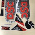 DSC Cricket Bat Stickers. 