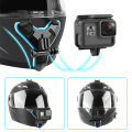 Helmet Chin Mobile Mount with Phone holder Motorcycle Helmet Stand for Action Camera and Phone. 