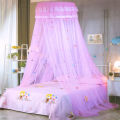 Dome hanging mosquito net Easy to Install Girls Room Decor Dome Bed Netting Canopy Lace Bed Canopy 4 Colors.