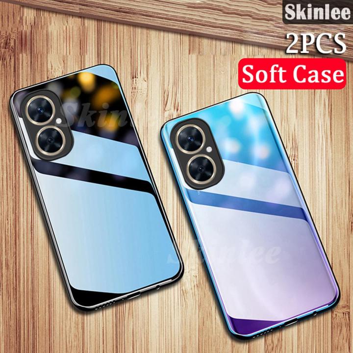 2 Pieces Phone case For Vivo Y27 4G Back cover Transparent Anti-oxidation Clear Casing Silicone TPU Cover Housing For Vivo Y27 5G Cover cases