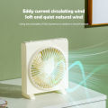 New Electric Mini Fan USB Charging Quiet Desktop Portable Fan Strong Wind 3 Speeds Adjustable Home Office School. 