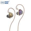 NiceHCK DB2 Wired Earbud IEM 1DD+1BA Hybrid Dual Driver HiFi Earphone With 0.78 2Pin Interface Warm Vocal Music In Ear Monitor.