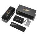 GCV Brand Cat Eye Olive-Shaped Titanium Alloy Men Wome Sunglasses Polarized UV400 Night Vision Goggles Vintage Retro Punk UNISEX.