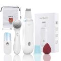 Ultrasonic Skin Scrubber Pore Cleaner 2+4 Kit Facial Ion Shovel Deep Face Cleaning Sonic Peeling Device Kit Blackhead Remover. 