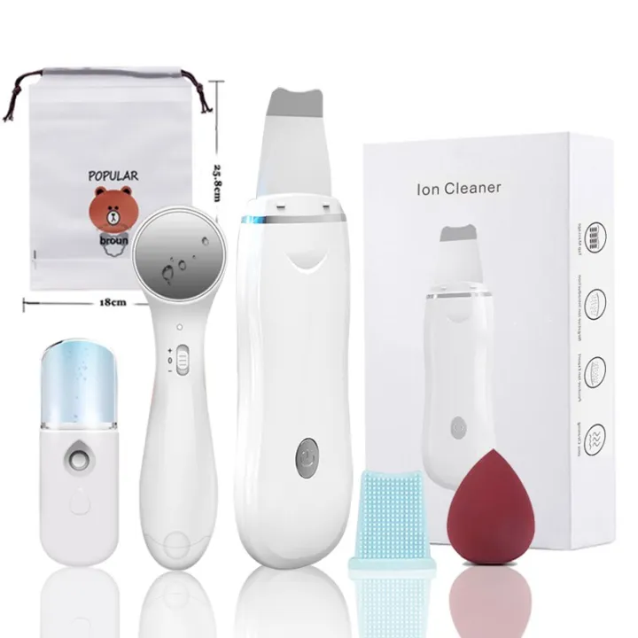 Ultrasonic%20Skin%20Scrubber%20Pore%20Cleaner%202+4%20Kit%20Facial%20Ion%20Shovel%20Deep%20Face%20Cleaning%20Sonic%20Peeling%20Device%20Kit%20Blackhead%20Remover%20-%20Image%202