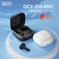 QCY T13 ANC TWS Bluetooth 5.3 Earbuds 4 Microphones ENC Calling 68ms Low Latency.