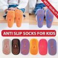 Kids Anti-Slip Socks with Cartoon Print - Comfortable Cotton Blend Floor Socks for Boys and Girls 1-4 Years. 