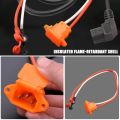 Universal Electric Vehicle Accessories for 48V with 12AWG Cable Battery Connector Plug Charging Socket Scooter Bike Parts.