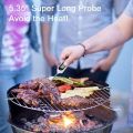 Digital LCD Cooking Food Meat Probe Kitchen BQB Thermometer Temperature Test Pen - Instant Read,Plastic, pack of 1.
