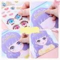 Make A Face Sticker Book DIY Activities with 12 Face Pages and 100 Makeup Stickers Funny Wacky and Funny Faces for Kids Birthday Gift Girls.