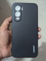 itel City 200 Silicone Matte Flexible Soft Phone Case - Black - Phone Back Cover.