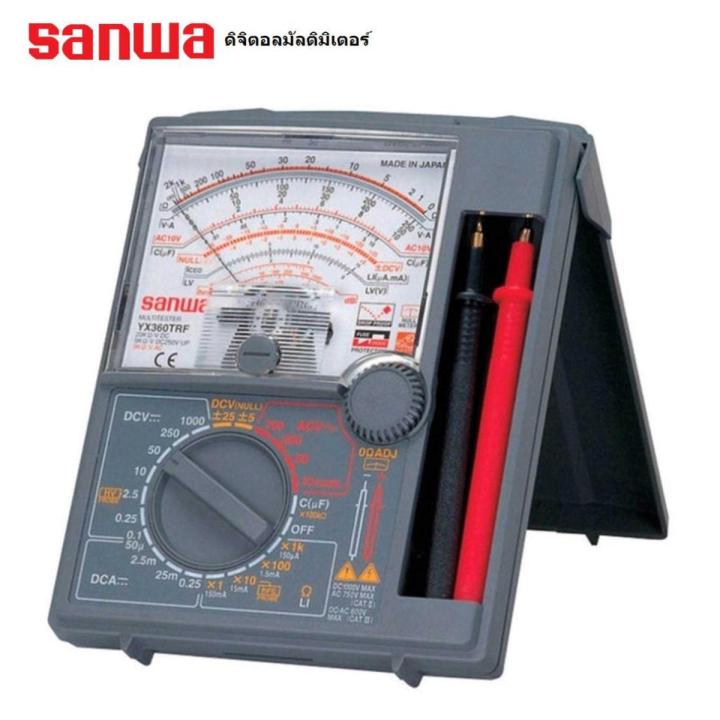 SANWA// YX360TRF// Analog Multimeter// AC,, DC Voltmeter, YX 360 TRF///AHN