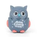 Gray Baby Owl - P001 Inertia Activity Toy. 