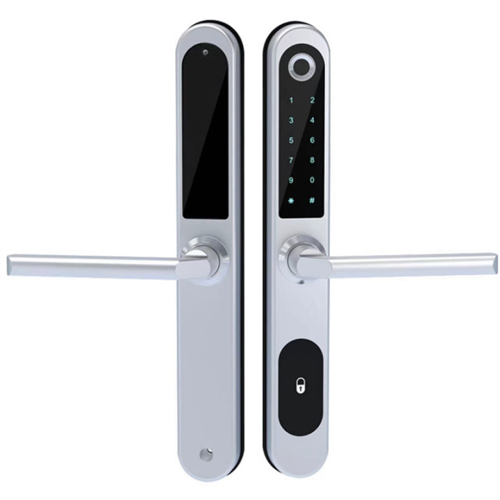 Tuya Smart Fingerprint Door Lock – Waterproof Digital Electronic Lock, APP/IC Card/Password/Key, Aluminum Alloy