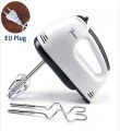 Electric Egg Beater and Mixer for Cake Cream - White. 