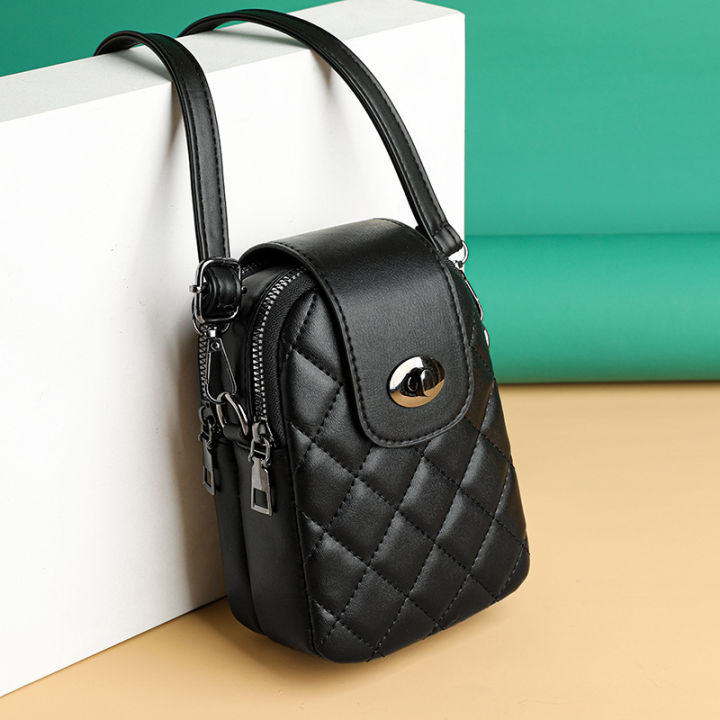 %E3%80%90linfang%20store%E3%80%91fashion%20black%20rhombus%20mobile%20phone%20bag%20-%20Image%202