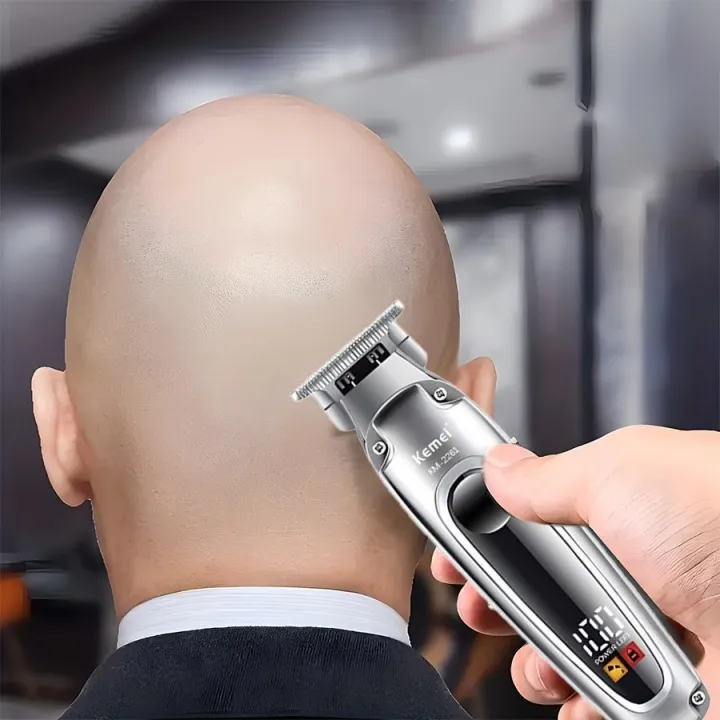 KEMEI%20KM-2261%20Rechargeable%20Metal%20Body%20Digital%20Display%20Beard%20Trimmer%20&%20Hair%20Clipper%20-%20Image%205