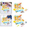 Kids Nut and Bolts Toy DIY Engineering Building Kits Coordination Creativity.