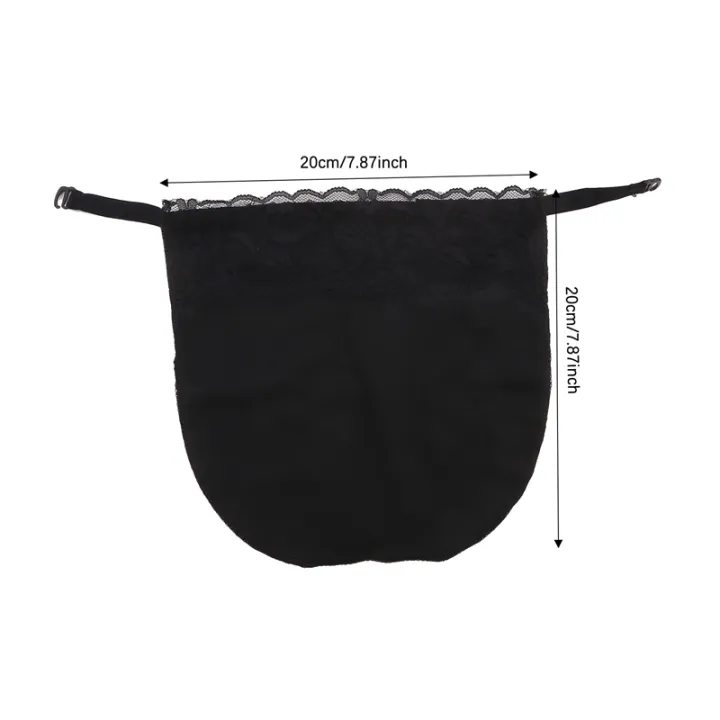 Women%20Lace%20Cleavage%20Cover%20Up%20Mock%20Camisole%20Bra%20Underwears%20Strapless%20Insert%20Wrapped%20Chest%20Invisible%20Clip-On%20Adjustable%20Tube%20Top%20-%20Image%203