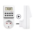 TM03 Digital Timer Switch Socket 24 Hour Cyclic Kitchen Timer Outlet Programmable Timing Socket EU UK AU US BR FR IT TH Plug.