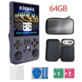 R36MAX Retro Handheld Game Console 64GB 4.0Inch IPS Screen Portable Pocket Video Player Supports 30+ Emulators.