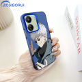 ZCSIBORUI for Redmi 13C Xiaomi Poco C65 Back Cover Handsome Boy Colorful Sliver Double Sided Hard Case Shockproof Anti-fall Phone Cover.