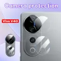 Vivo V40/V40 Pro Back Camera Lens Protector - Transparent (Not Glass). 