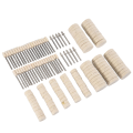 140Pcs Felt Polishing Attachment Set Wool Felt Polishing Disc Tool. 