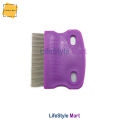 Multi-Color Anti-Scratch Hair Lice Removal Comb for Adults – Fine Tooth Nit Remover, Gentle Scalp Safe, Reusable Head Lice Cleaning Tool (Single Pack). 