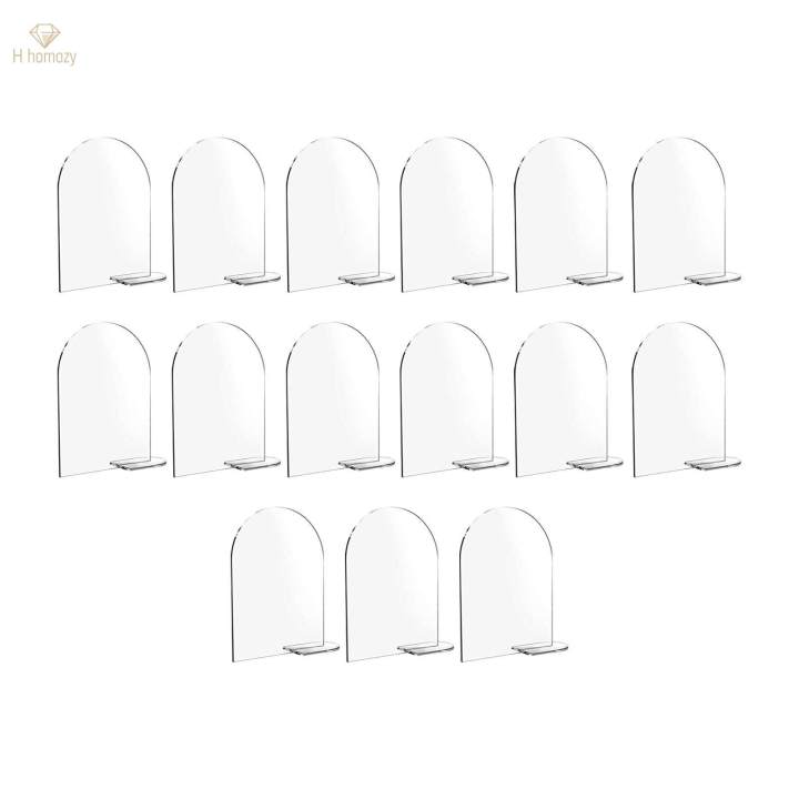 4x6%20inch%20Acrylic%20Signs%20Holder%20with%20Stand%20Menu%20Sign%20Arched%20Round%20Signs%20Place%20Cards%20for%20Weddings%20Food%20Buffet%20Office%20Birthday%20Party%20-%20Image%204