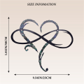 Metal Wall Decoration Unique Design-Wall Art Room Decoration Eternal Love Infinite Heart Iron Art Decor Interior Decor-S.