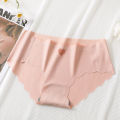 Comfort Fit Satin Heart Pattern Girls' Multicolor Panties - Breathable & Soft For Everyday.