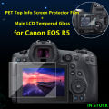Protective Film, Protective Cover, Shoulder Screen, Protective Screen, Info Screen, + Toized Glass, Main LCD, S R5, Steel R5, Protective Film, R5 EOS, for Canon Self-Adhesive EO. 