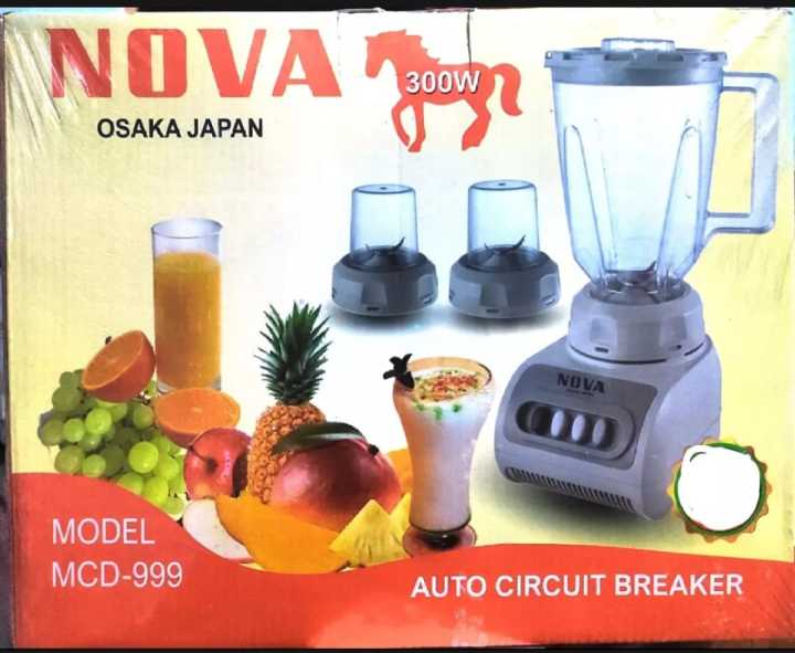 Nova Prestige  Blender Plus Mixer Grinder (GS-999/NBB-999/NW-999)