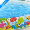Kids Baby Children Inflatable Swimming Pool Bath Tub Portable Outdoor Summer Water Fun Play Toy (6 Feet / 5 Feet). 