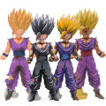 【Solitary waves】4 Styles Dragon Ball Z Son Gohan Super Saiyan Fighting Chocolate Black Ver. Figurine Toys PVC Action Figure Model Hight Quality.