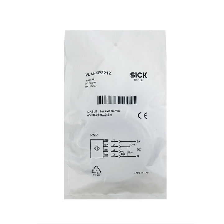 Sick%20-%20VL18-4P3212%20PHOTOELECTRIC%20REFLEX%20SENSOR%20VL184P3212%20/%206013549%20-%20Image%203