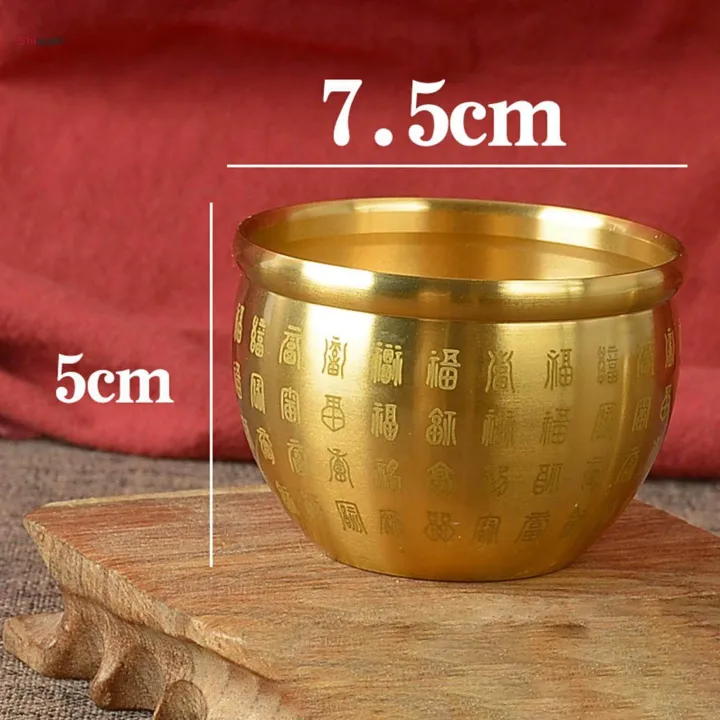 Brass%20Feng%20Shui%20Bowl%20Chinese%20Traditional%20Statue%20Sculpture%20for%20Desktop%20.5cmx5cm%20-%20Image%203