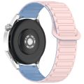 (NEW) Two Color Magnetic Buckle Silicone Watch Band For Redmi Watch 5 Active.