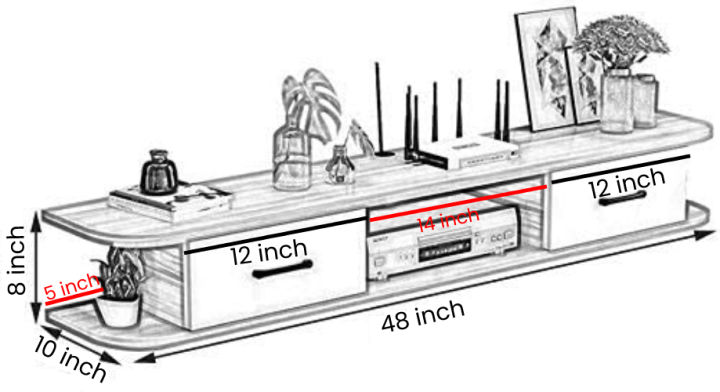 Modern%20Drawer%20System%20Wall%20Mounted%20Media%20Console%20Floating%20TV%20Shelf%20TV%20Stand%20for%20Xbox%20One/PS4/Cable%20Box/DVD%20Players/Game%20Console%20-%20Image%204