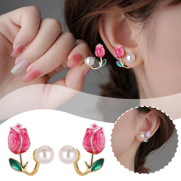 Pink%20Tulip%20Imitation%20Pearl%20Earrings%20Rose%20Color%20Flower%20Two%20Ways%20To%20Wear%20Ear%20Studs%20for%20Girls%20Daily%20Wear%20Women%20Ear%20Piercings%20Gifts%20-%20Image%205