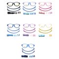 Peekaboo silicone square glasses for kids TR90 frame blue pink girl optical glasses frame for children accessories for students. 
