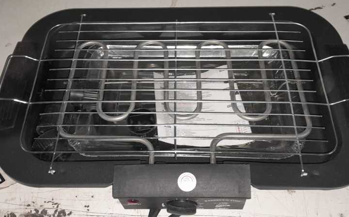Electric BBQ Grill Machine - Black