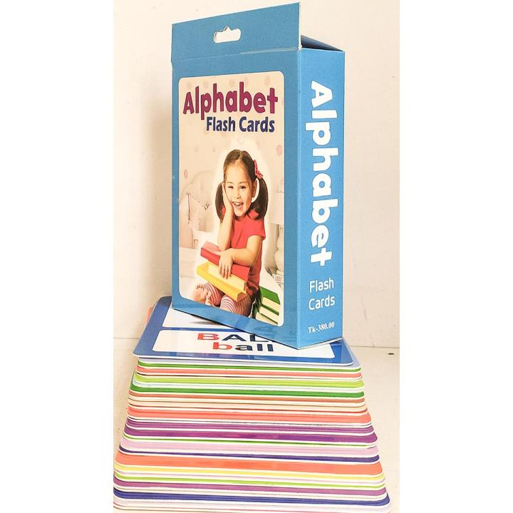 Alphabet Flash Cards For Children (Small&Capital Letters) 28 Pcs Box